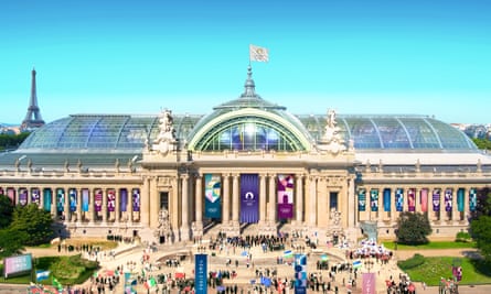 Rendering of how the Grand Palais will look, the venue hosting fencing and taekwondo