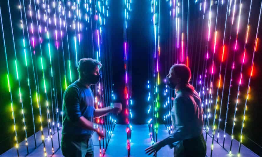 CORE light installation by 1024 architecture