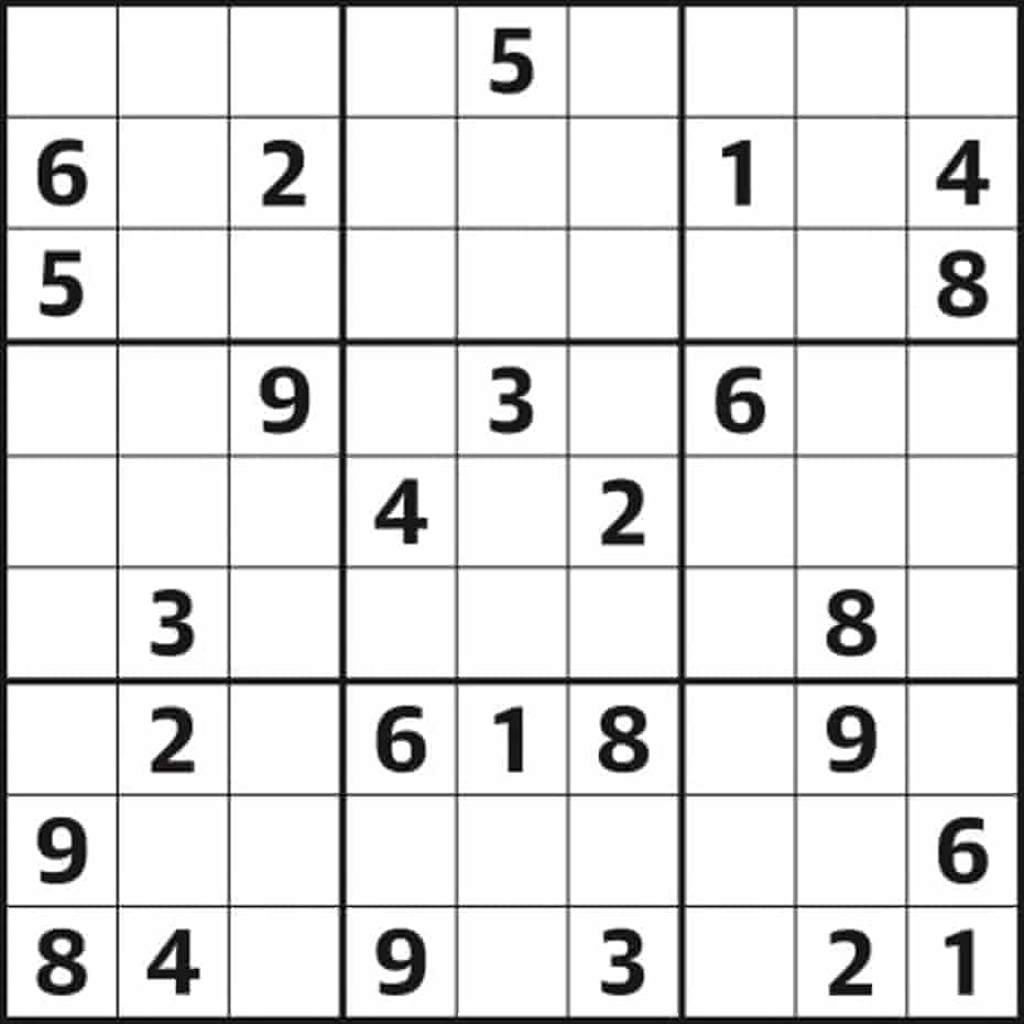 sudoku 5 565 hard life and style the guardian