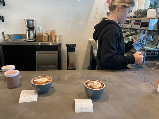 Milking the local market: shaking up the NSW south coast dairy industry 10 Cappuccinos at Earth Walker and Co cafe in Coledale, one of many outlets in the Illawarra supporting local produce, including Fairley’s Country Valley milk.