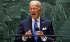 US is 'opening a new era of relentless diplomacy' says Joe Biden in UN speech – video