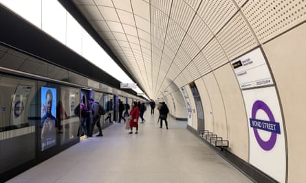 The Elizabeth Line at Bond Street