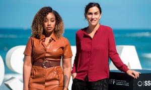 Director Sarah Gavron, right, with screenwriter Theresa Ikoko.