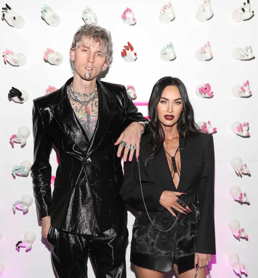 Machine Gun Kelly and Megan Fox in December in California.