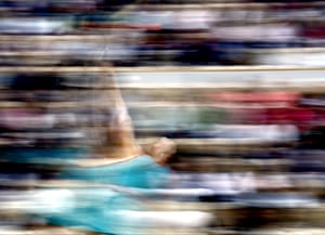 Aryna Sabalenka serves to Jil Teichmann