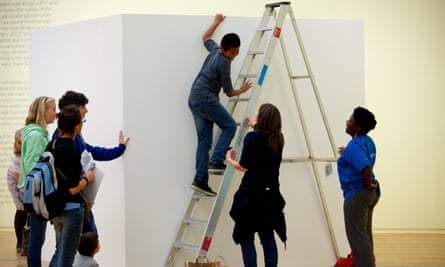 Ilya Kabakov’s The White Cube, 1991 at the Manchester Art Gallery in 2013.