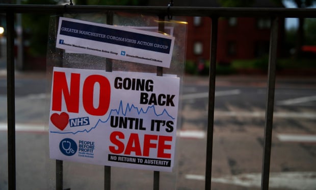 Sign supporting NHS workers