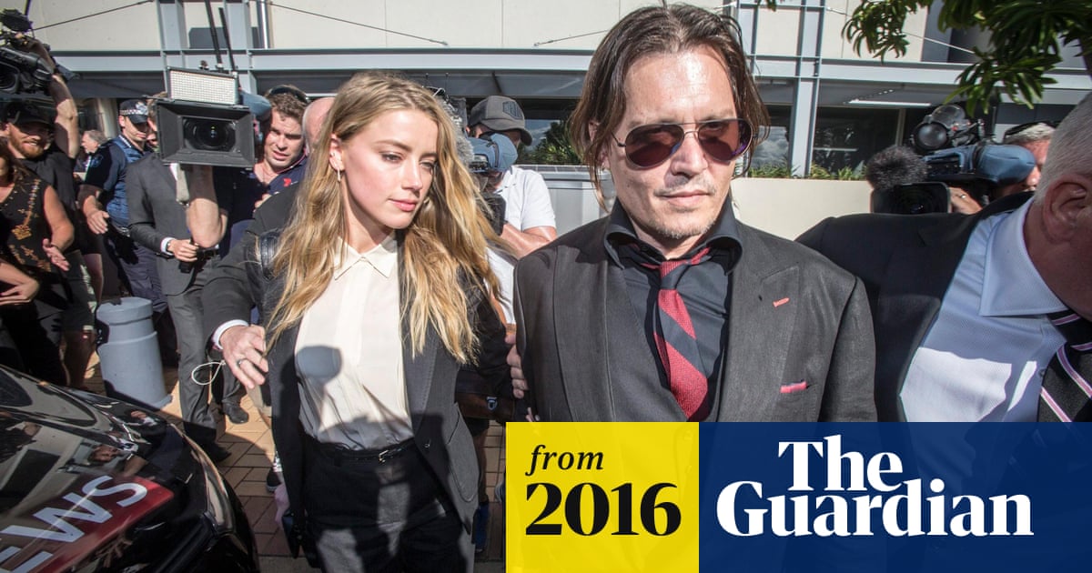 Johnny Depp And Amber Heard Record Awkward Video Apology Over Dogs Film The Guardian