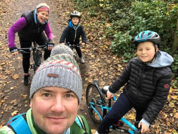 David Read with his family