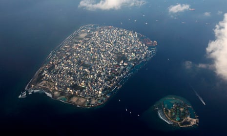 Malé, capital of the Maldives, stands only four feet above sea level.