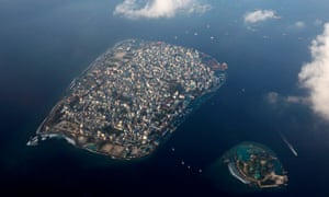Malé, capital of the Maldives, a member of the Alliance of Small Island States.