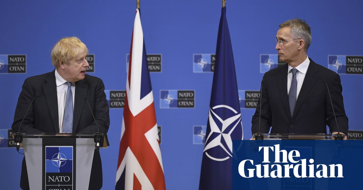 ‘Most dangerous moment’ in Ukraine crisis, says Johnson meeting with Nato chief – video