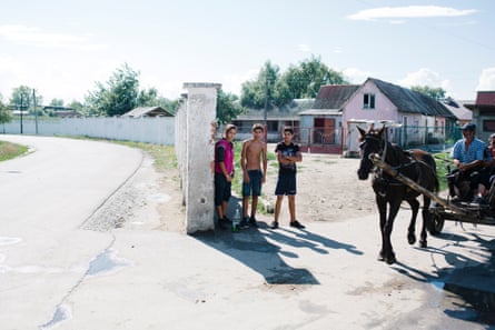 Beregovo has segregated a Romani settlement