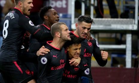 Joy for Arsenal after Alexis Sánchez’s late penalty.