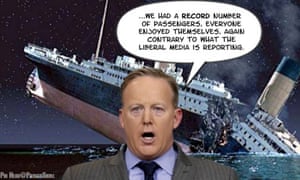 The social media memes have been instant following Sean Spicer’s titanic lie.