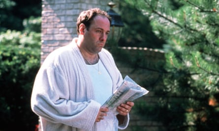 Machiavellian scoundrel … James Gandolfini as Tony Soprano in the HBO TV series The Sopranos.