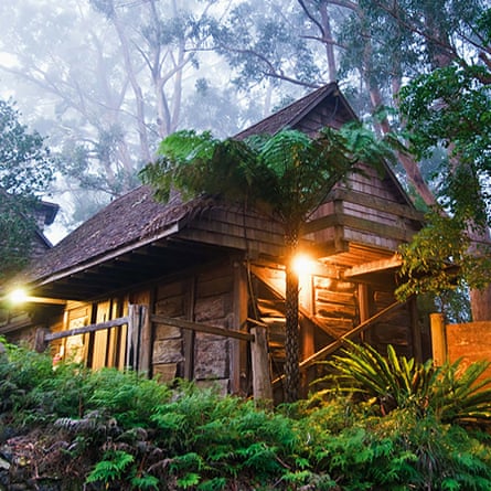 Heritage listed Binna Burra lodge in the Gold Coast Hinterland before it was destroyed by fire