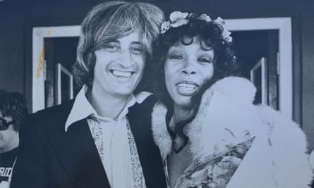Dick Leahy with Donna Summer in 1977
