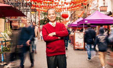 Shun-Bun Lee owner of the New Loon Fung restaurant in London’s Chinatown photographed in Gerrard Street Mr Lee Observer Food Monthly OFM October 2022