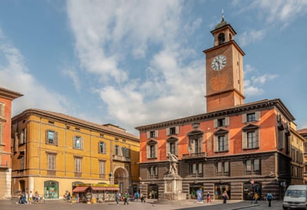 The palazzo del Comune at Piazza del Duomo in Reggio Emilia.
