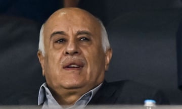 Jibril Rajoub, president of the Palestinian Football Association