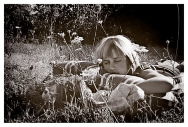 Tess in Sam Atyeo’s garden near Vence, South of France, 1964