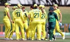 ICC Women’s World Cup: Australia v Pakistan – live!