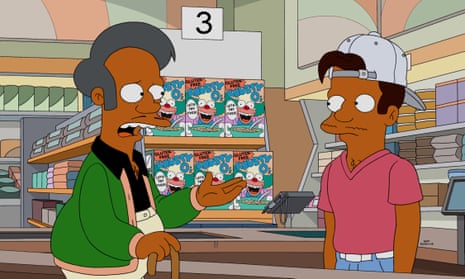 Apu in the Kwik-E-Mart. Azaria said: ‘We all made the decision together. We all agreed on it. We all feel like it’s the right thing and good about it.’