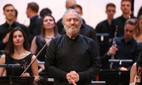 Valery Gergiev at Tchaikovsky Concert Hall in Moscow.