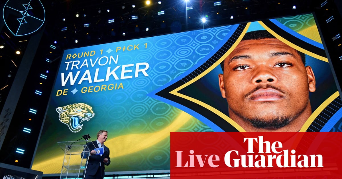 2022 NFL draft live updates: Travon Walker taken No 1; Pickett is first quarterback taken – as it happened