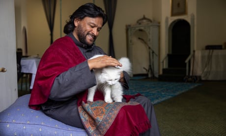 Imam Muhsin Hendricks at Masjadul Ghurbhh mosque in Cape town.