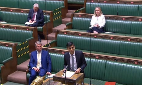 Rishi Sunak makes a statement in the Commons on plans to continue the furlough scheme