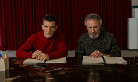 Antonio Banderas and Oscar Martínez as Félix and Iván in Official Competition.