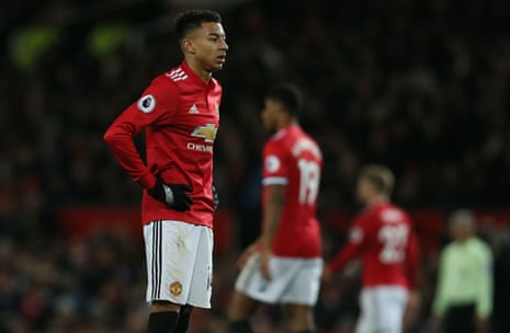 Jesse Lingard of Manchester United looks dejected after draw.