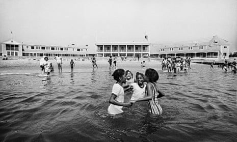 Children from Hartford, Connecticut, stage a ‘wade-in’ at a private beach in the town of Madison, Connecticut, to protest exclusionary policies that had rendered nearly all of the state’s shoreline inaccessible to the general public.