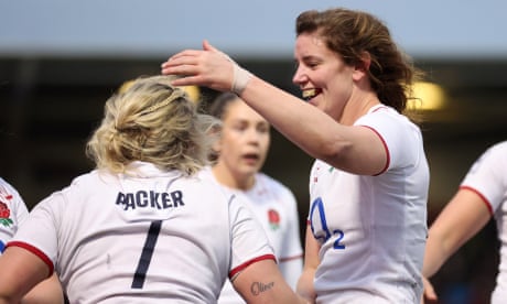 Sarah Hunter signs off in style as Packer lights up England’s rout of Scotland