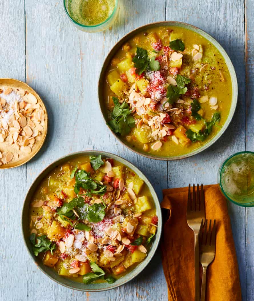 Sunny delight … Alexis Gauthier’s Persian-style chickpea stew.