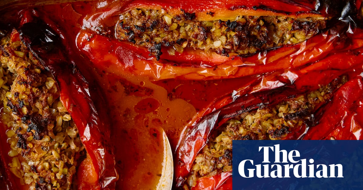 Stuffed peppers and aubergine dip: Sami Tamimi’s recipes for savoury Palestinian snacks
