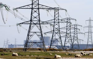 Power lines in the UK