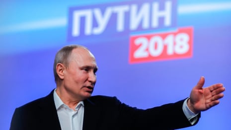 Vladimir Putin: 'Nonsense' to think Russia would poison ex-spy before election - video