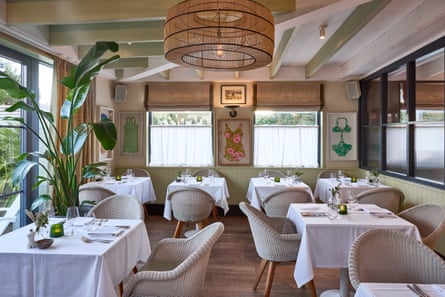 ‘A pretty, conservatory-style dining room’: Harry’s restaurant.