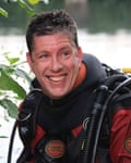 Mark Barrow: swam through parts of the river ‘completely devoid of life’.