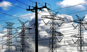 Power lines in Melbourne