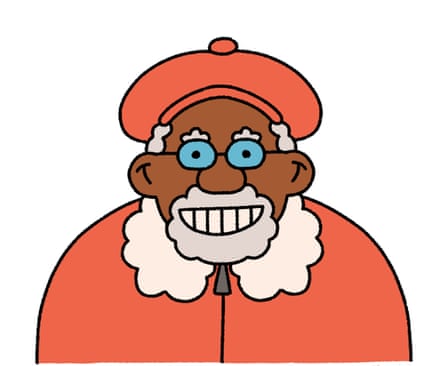 Illustration of an older man with a beard