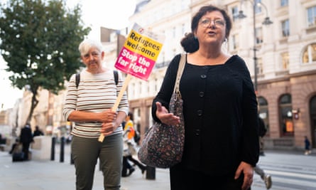 Carralyn Parkes outside the Royal Courts of Justice in London