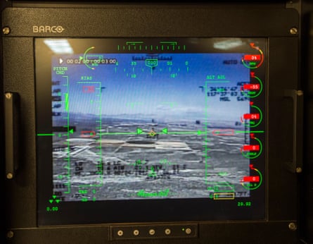 The type of position a aviator would see, utilizing outer links to power unmanned drone aircraft.