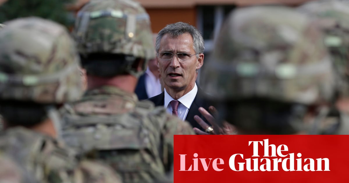Russia-Ukraine war: Nato chief says only Kyiv can decide conditions for peace talks after territory row - as it happened