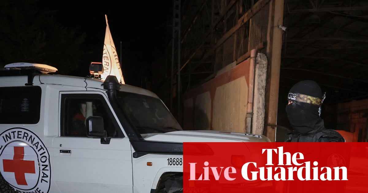 Red Cross receives bodies of four more Israeli hostages; Trump says Hamas must disarm ‘or we will disarm them’ – as it happened
