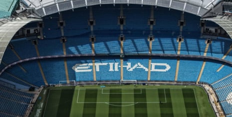 Αεροφωτογραφία του Σταδίου Etihad και της νέας επέκτασης της Βόρειας κερκίδας