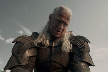 Enjoy the crimson chaos! … Matt Smith as Daemon Targaryen in House of the Dragon.